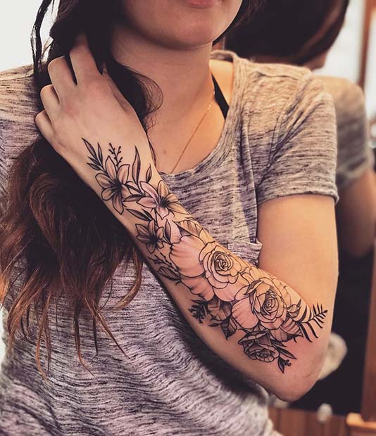 43 Beautiful Flower Tattoos For Women Page 2 Of 4 Stayglam