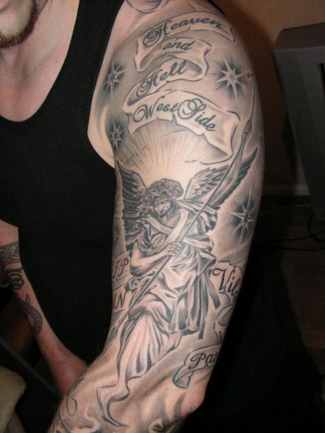 44 Best Archangel Gabriel Tattoos Images Archangel Gabriel Tattoos