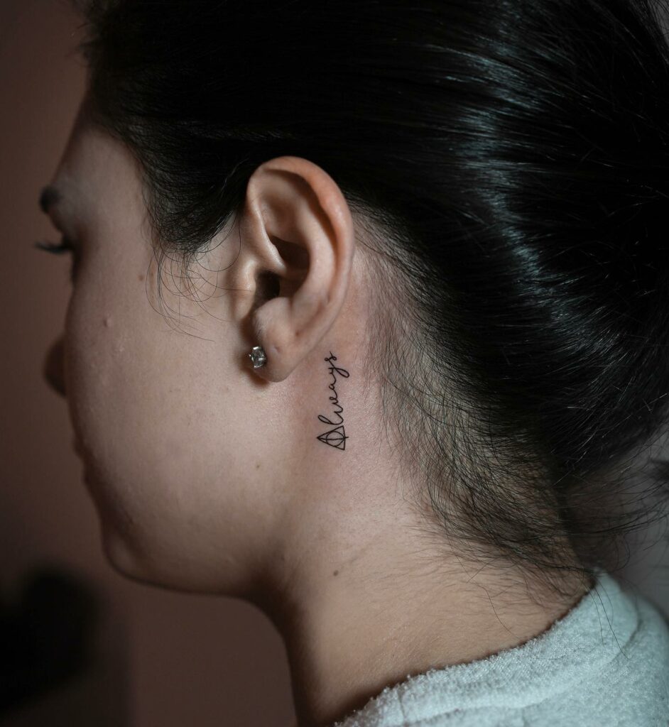 45 Ear Tattoo Ideas For Your Next Ink Behind Ear Tattoos Ear Lobe