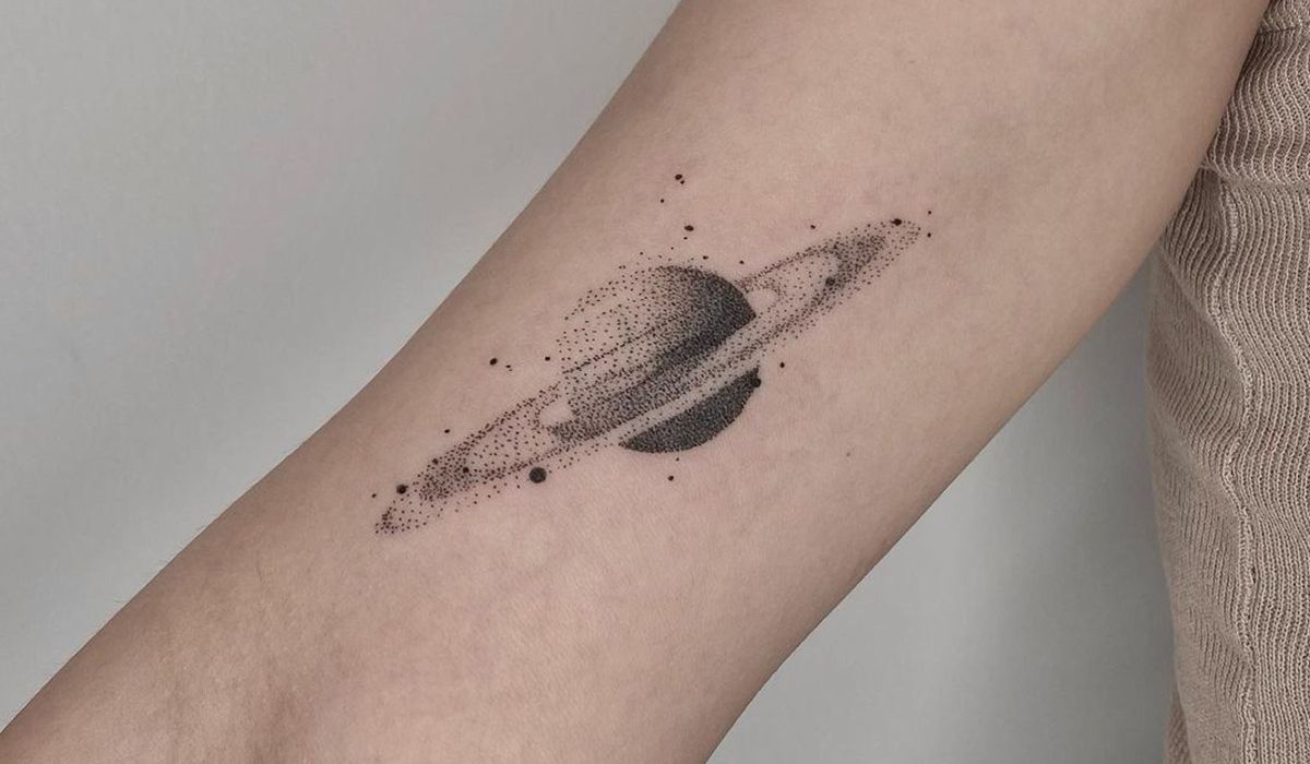 48 Saturn Tattoos And Saturn Tattoo Meanings Inked And Faded Artofit