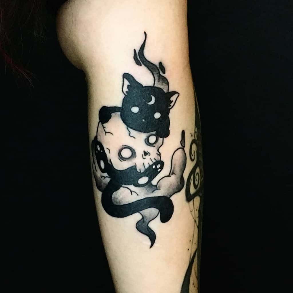 50 Best Black Cat Tattoo Design Ideas Meaning And Inspirations