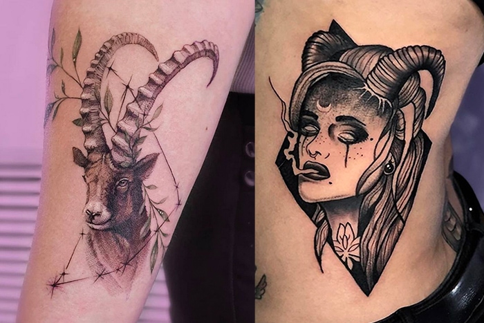 50 Best Capricorn Tattoo Ideas Tatuagem Signos Tatuagens Aleat Rias