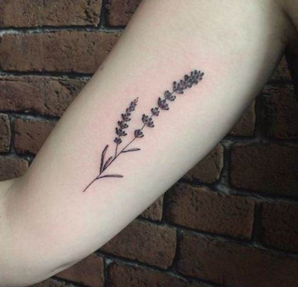 50 Best Lavender Tattoo Designs 2019 Flower Sprig Tattoo Ideas 2020