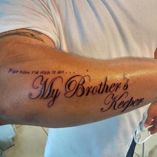 50 Best My Brother S Keeper Tattoos Ideas Amp Meanings Tattoo Me Now Tattoos Tattoos With