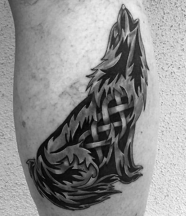 50 Celtic Wolf Tattoo Designs For Men Knotwork Ink Ideas