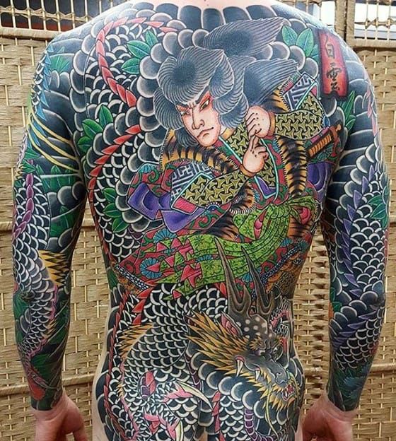 50 Cool Japanese Back Tattoo Designs For Men 2023 Guide