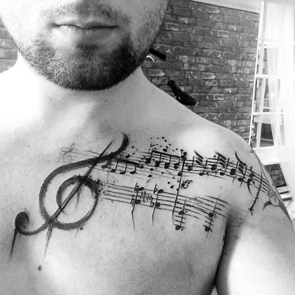 50 Cool Music Tattoos For Men 2019 Tattoo Ideas 2019