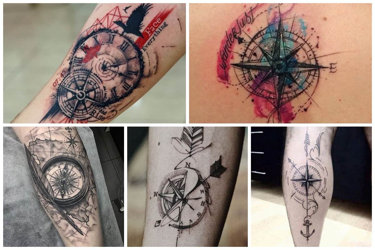 50 Impressive Compass Tattoos Designs And Ideas 2018 Tattoosboygirl