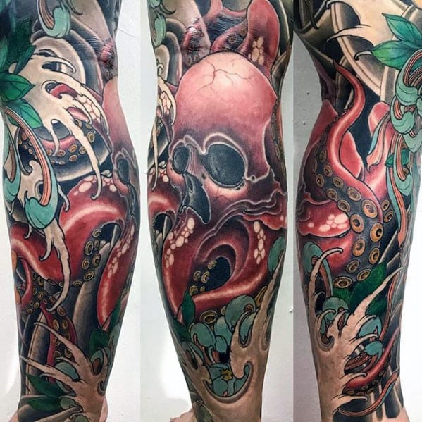 50 Japanese Octopus Tattoo Designs For Men 2023 Guide