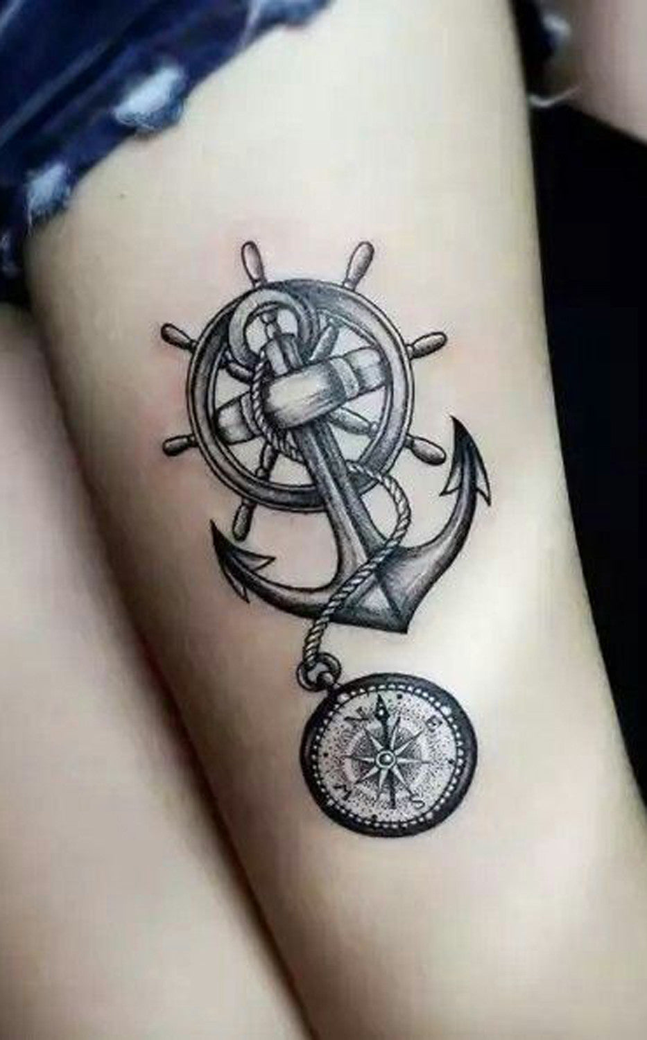 50 Top Compass Tattoos Designs And Ideas