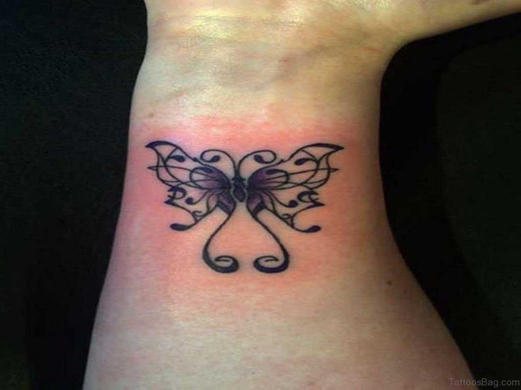 54 Divine Butterfly Wrist Tattoos Design