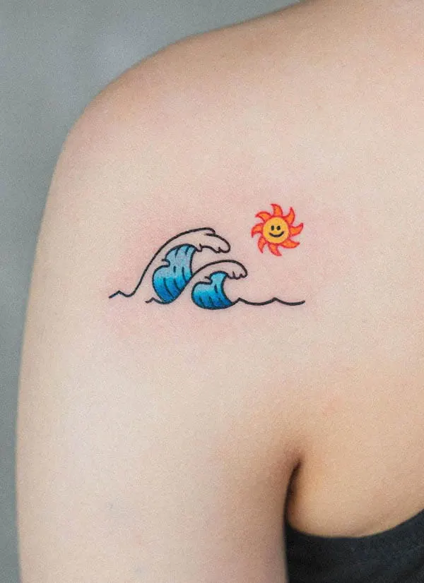 54 Gorgeous Sun Tattoos With Meaning Our Mindful Life Sun Tattoos Simple Sun Tattoo Sun