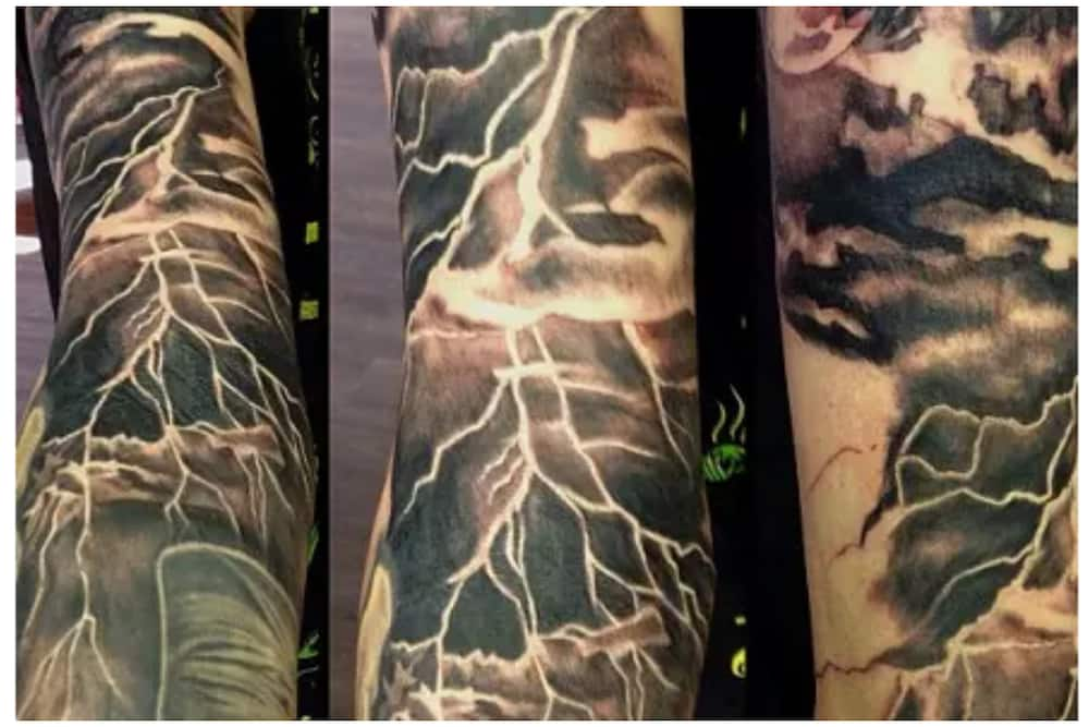 60 Epic Thunderstorm Tattoo Designs For Men