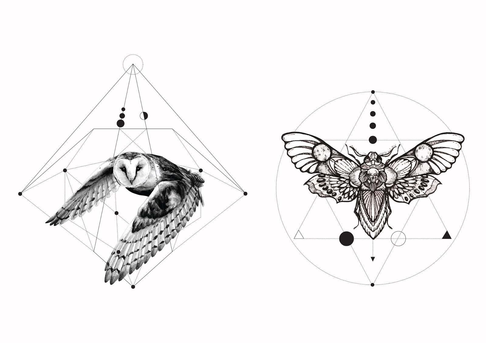 60 Geometric Animal Tattoo Designs For Men