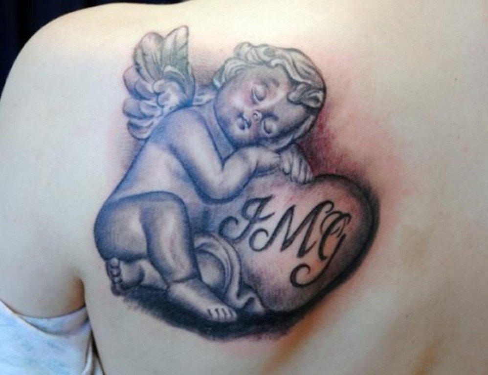 60 Most Amazing Memorial Angel Tattoos For Back