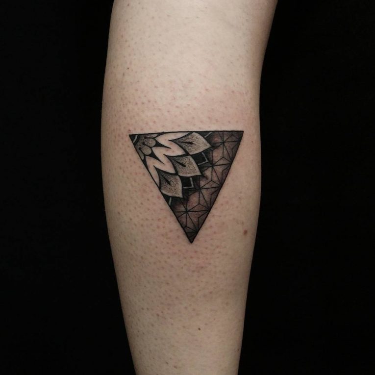 65 Best Triangle Tattoo Designs Amp Meanings Sacred Geometry 2019