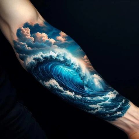 65 Eternally Hypnotic Ocean Tattoo Ideas With Meaningful Interpretatio Tattoo Inspired Apparel