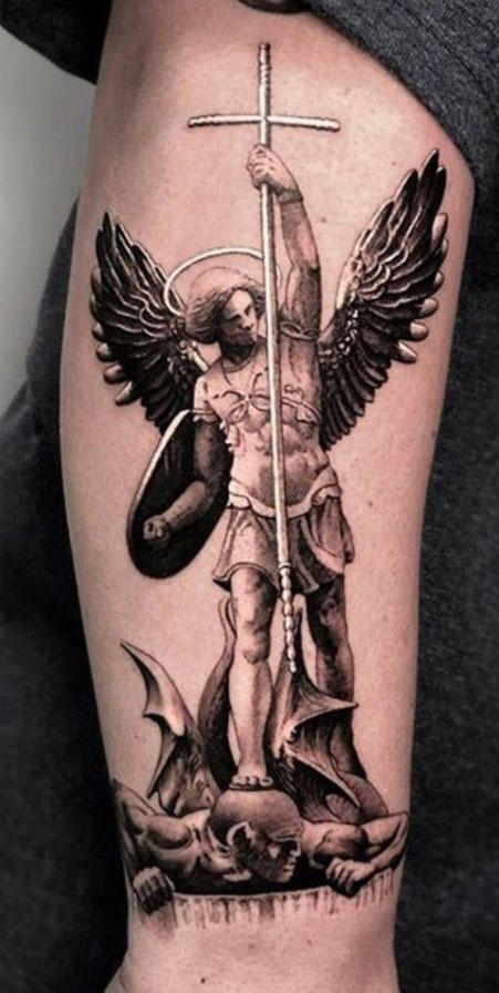 65 Unmissable St Michael Tattoo Ideas With Enthralling Meaning