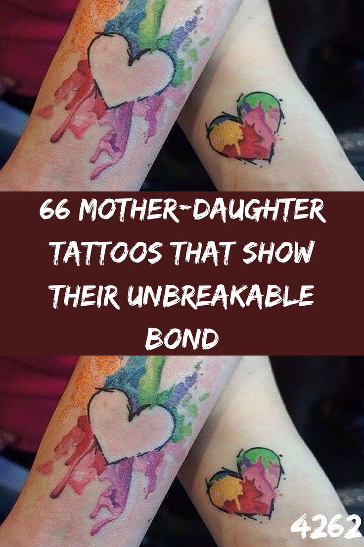 66 Mother Daughter Tattoos That Show Their Unbreakable Bond Bored Panda