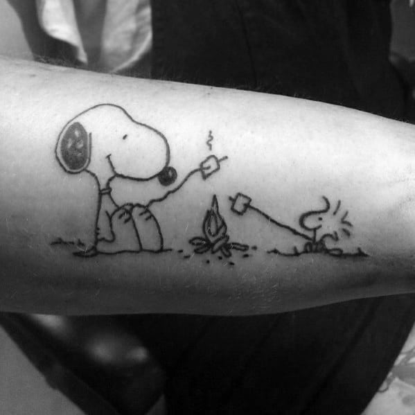 70 Cool Snoopy Tattoo Ideas For Men