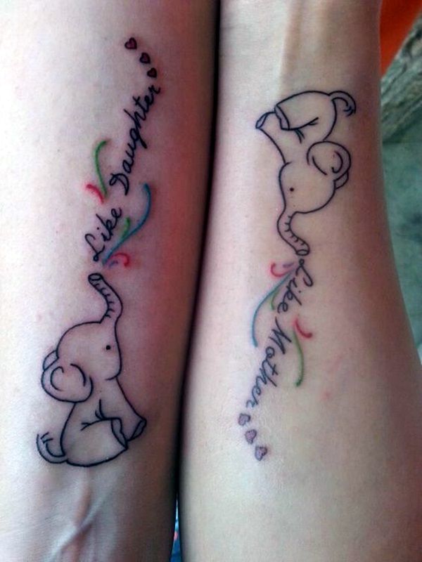 70 Sweet Matching Mother Daughter Tattoo Ideas Meaning Tattoos