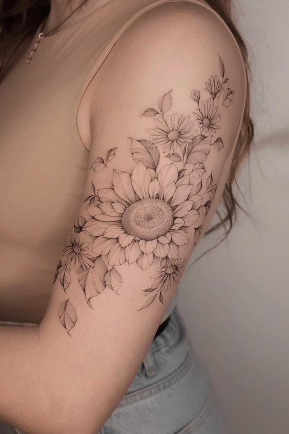 70 Vivid And Creative Sunflower Tattoo Designs To Try In 2023 Artofit