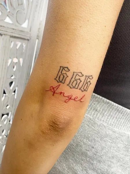 74 Best 666 Tattoos For Men Images On Pinterest Arm Tattoos Tattoo