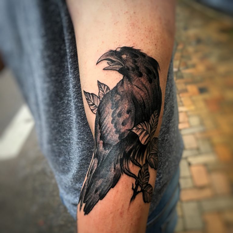 75 Best Raven Tattoo Designs All Meanings 2019