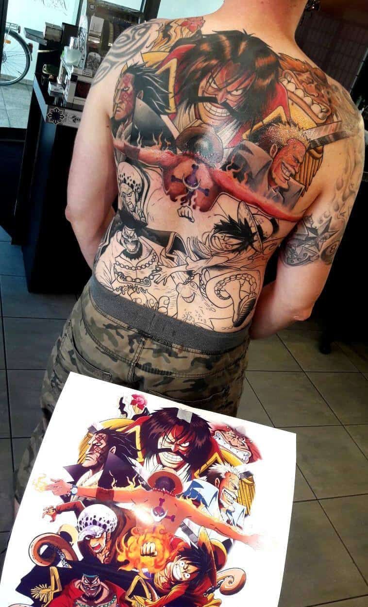 75 Incredible One Piece Tattoos Ultimate Tattoo Guide