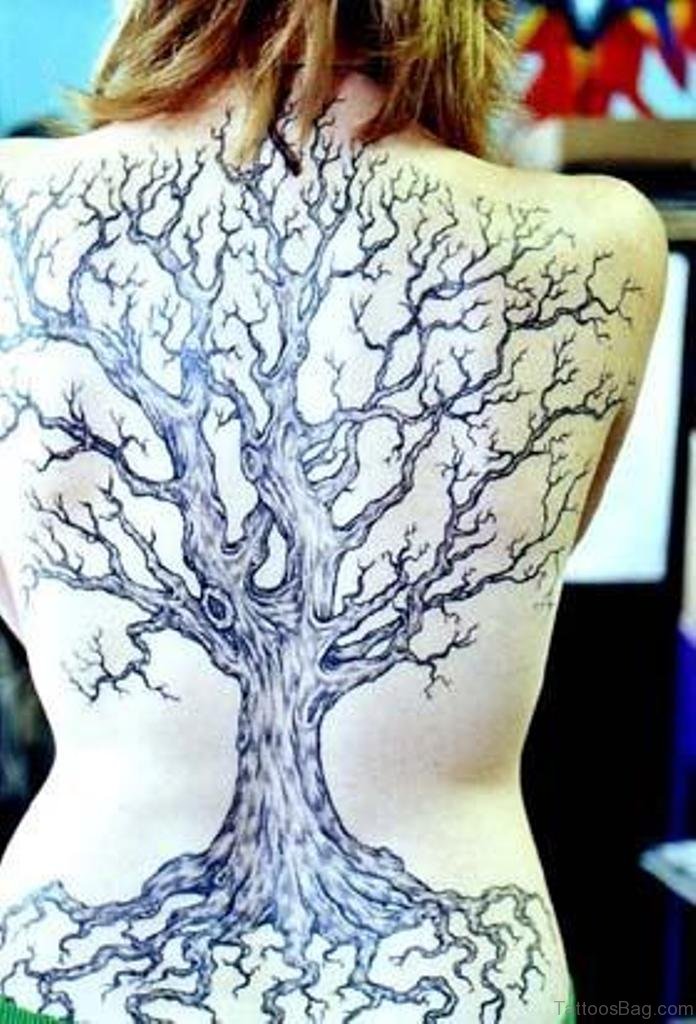 76 Tree Tattoos For Back