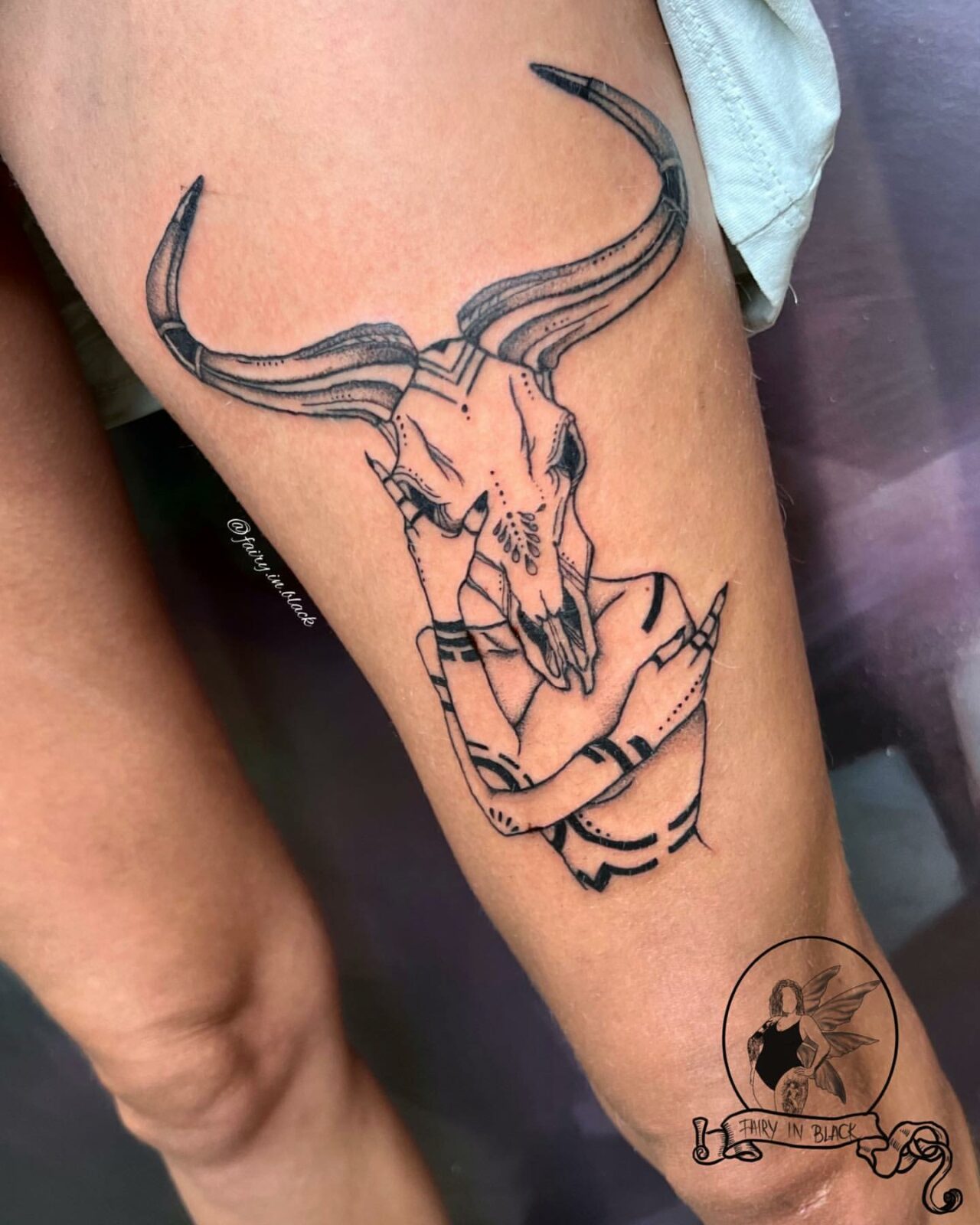 79 Bull Skull Tattoo Designs To Show Your Inner Strength