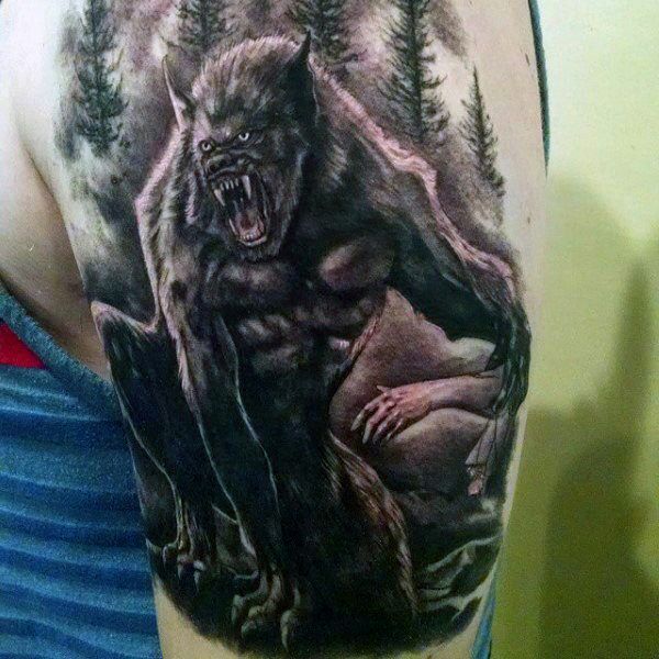 80 Werewolf Tattoo Designs For Men 2024 Inspiration Guide Werewolf