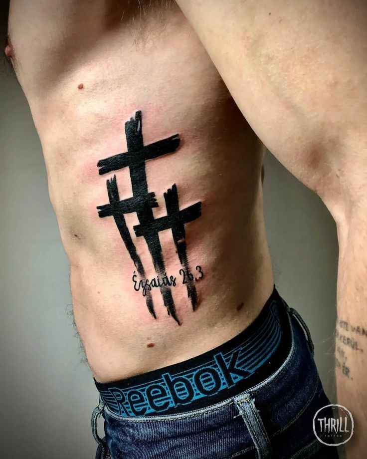 87 Awesome Trending Cross Tattoos Designs To Try Right Now On Ribs