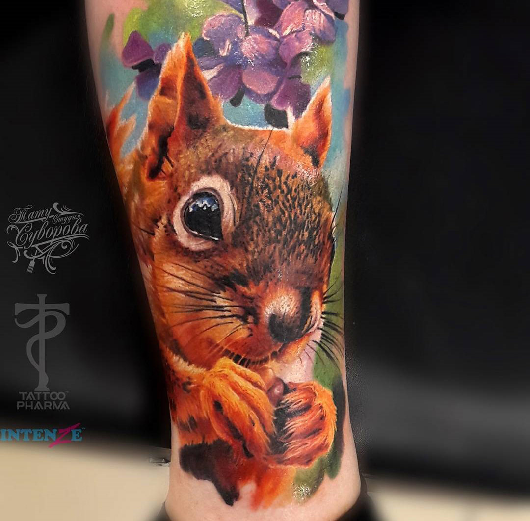 9 Cute Squirrel Tattoo Designs Ideas And Meanings