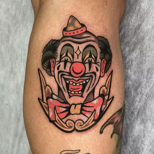 9 Laughing And Creepy Clown Tattoo Designs Styles At Life