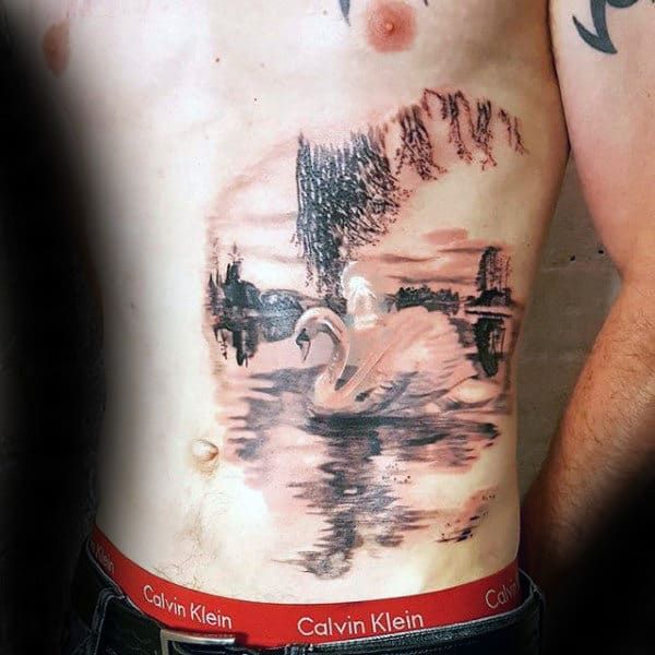 90 Landscape Tattoos For Men Scenic Design Ideas