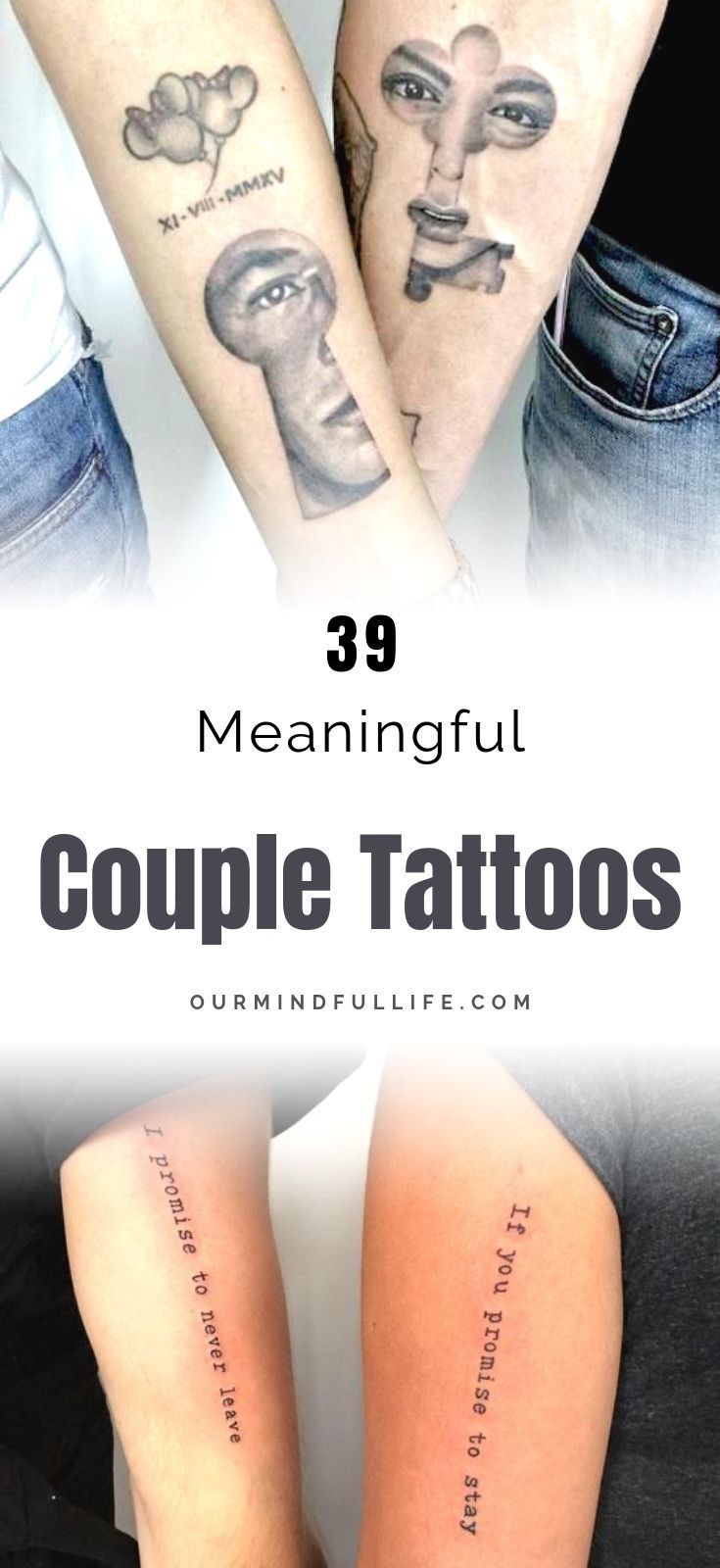 91 Matching Couple Tattoos With Meaning Artofit