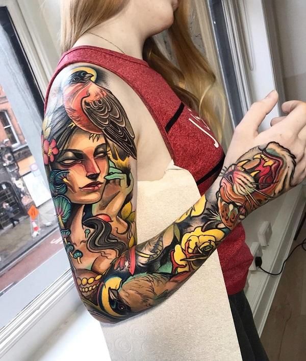 95 Awesome Examples Of Full Sleeve Tattoo Ideas Art And Design Best