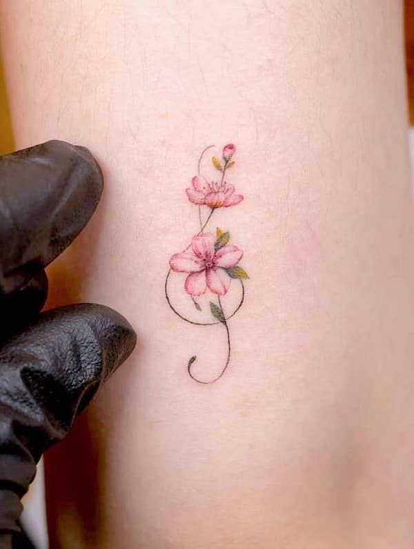 98 Beautiful Flower Tattoos And Meaning Our Mindful Life