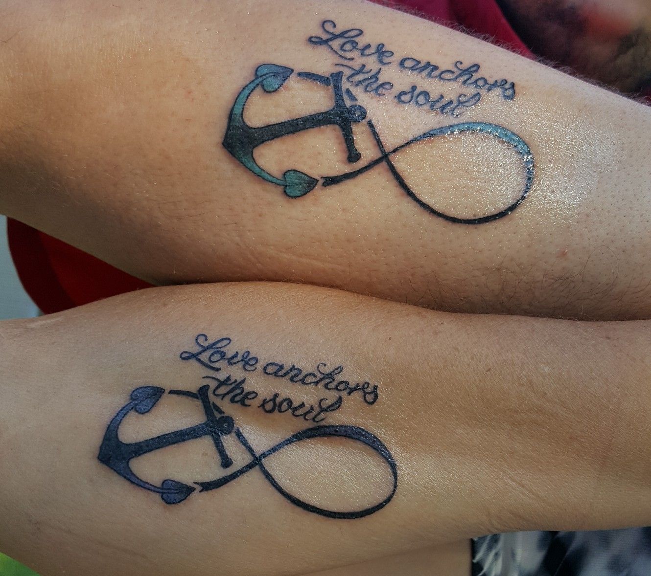 A Timeless Bond Mom Son Matching Tattoos