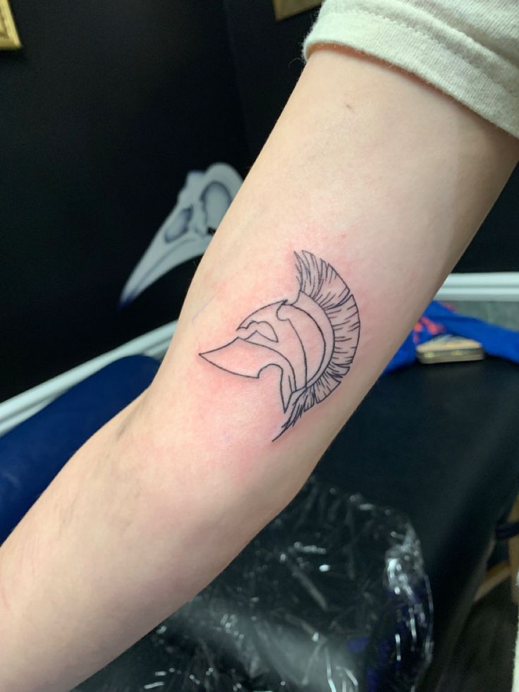 Achilles Greek Mythology Tattoo