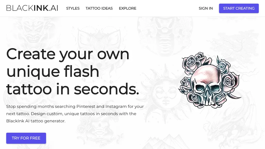 Ai Tattoo Generator Make Custom Tattoo Design With Ai