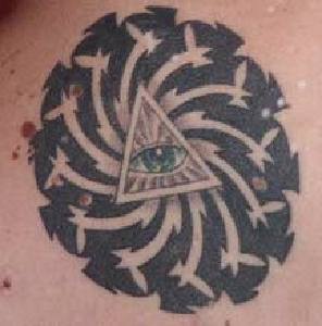 All Seeing Eye Pyramid Traditional Tattoo