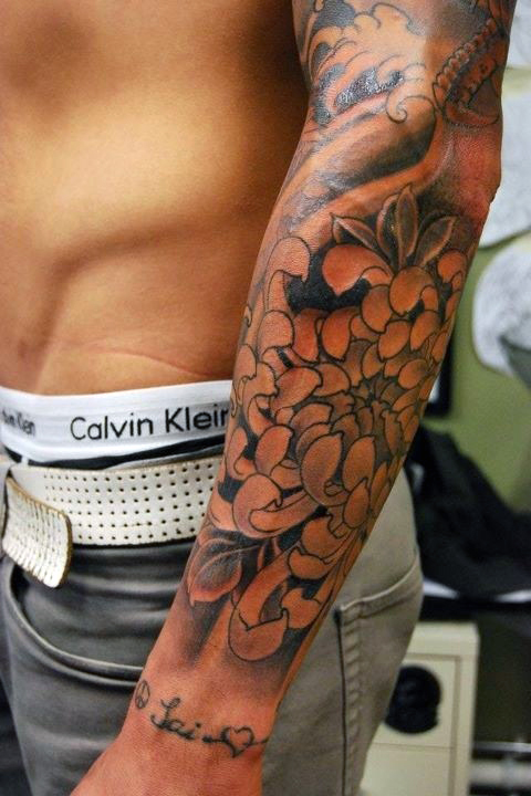 Amazing Flowers Ink Flower Tattoo Men Flower Tattoo Tattoos