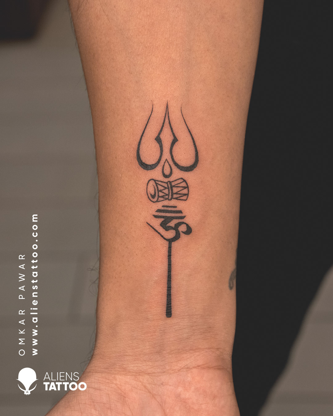 Amazing Trishul Tattoo By Omkar Pawar On Behance