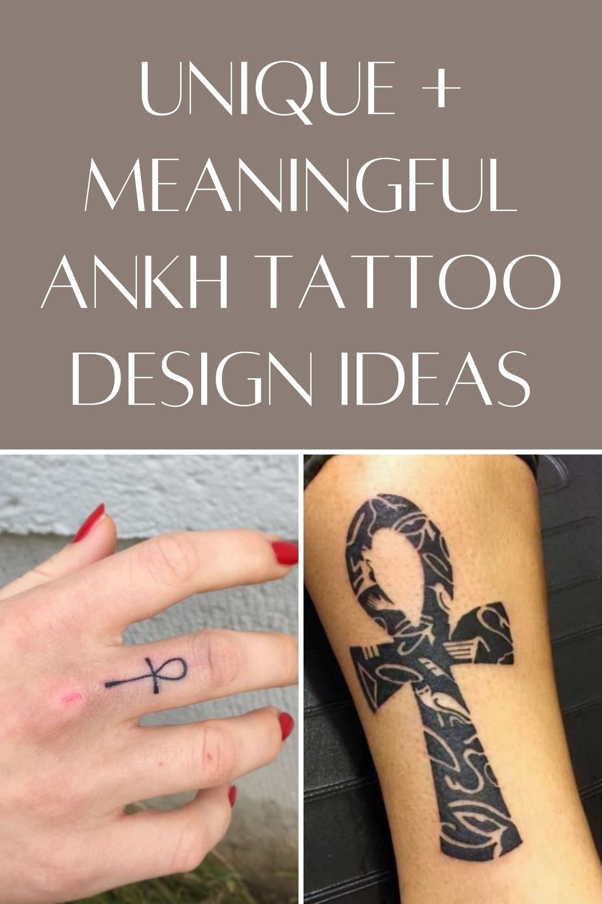 7 Meanings Behind Ankh Tattoo Designs