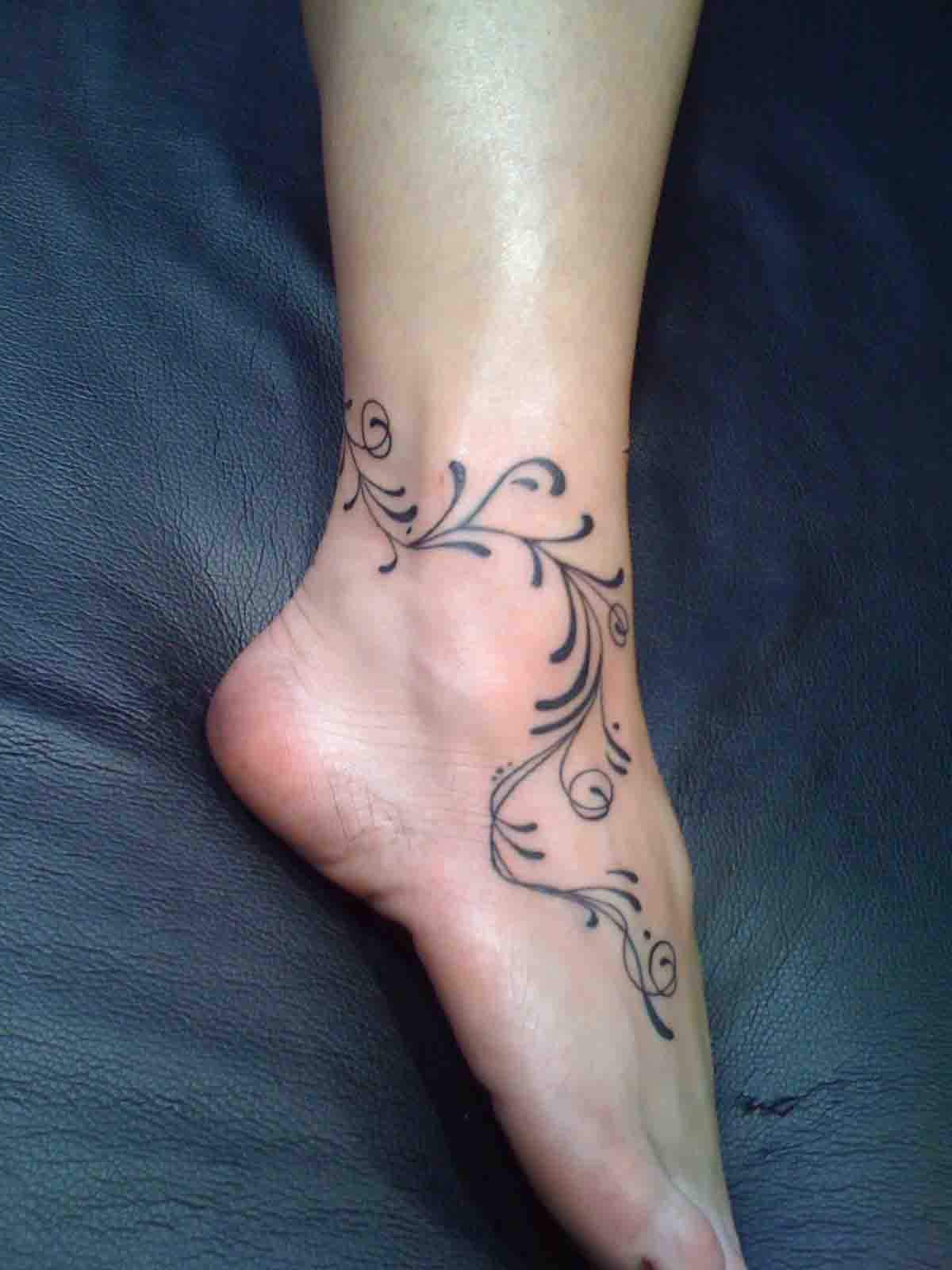 Another Rose Tattoo Inspiring Ladies Cute Foot Tattoos Foot