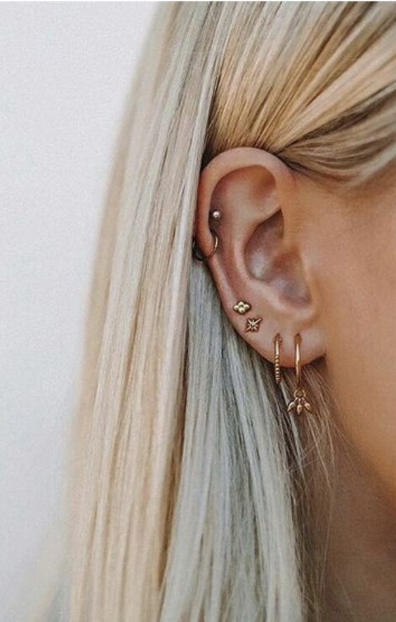 Are Those Trendy Ear Piercings Helping You On A Wellness Level Ear Piercings Ear Peircings