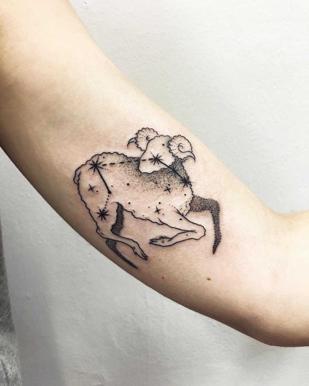 Aries Constellation Tattoo Designs