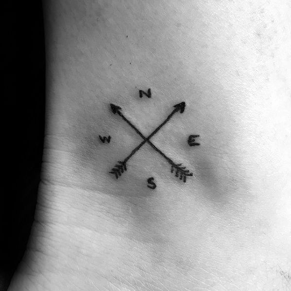 5 Unique Arrow Compass Tattoo Designs